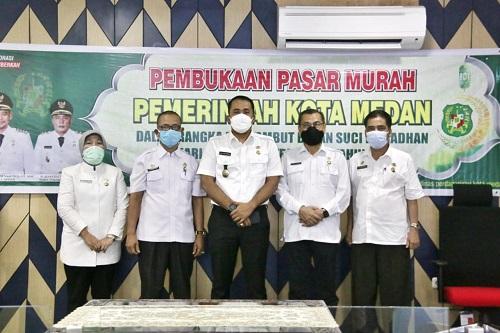 Menyambut Bulan Suci Ramadhan dan Hari Raya Idul Fitri 1442 H, Pemko Medan Kembali Menggelar Pasar Murah